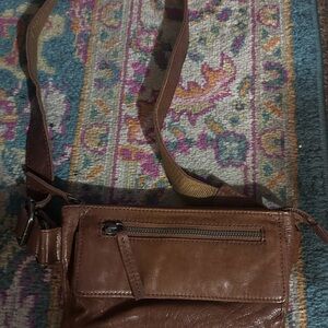 Spikes and Sparrows Crossbody Bag with Vintage Appeal